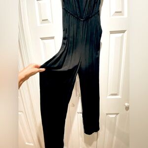 Forever 21 black-strapless jumper / romper / jumpsuit size Medium.